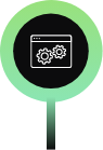 gears on a screen icon