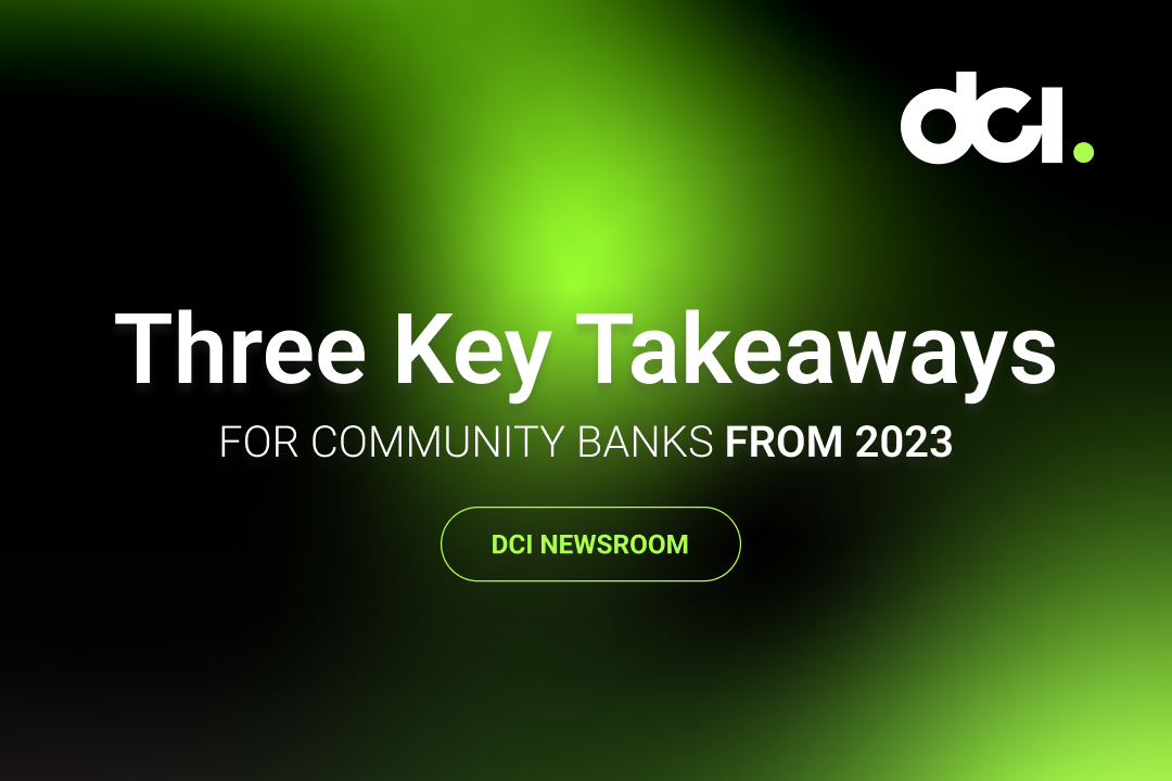 three key take aways for community banks